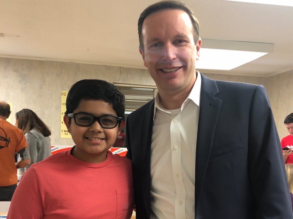 Oct 2018 Oct Sid with Senator Chris Murphy